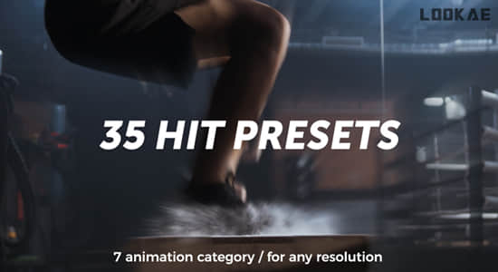 PR预设-35个冲击撞击抖动视觉特效 Hit Presets+使用教程-影创院