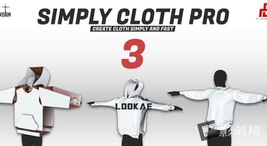 三维布料模拟生成器Blender插件 Simply Cloth Pro 3.0-影创院
