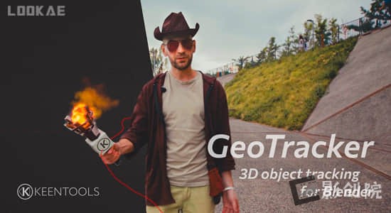 三维对象运动跟踪Blender插件 FaceTracker+FaceBuilder+GeoTracker V2024.3-影创院