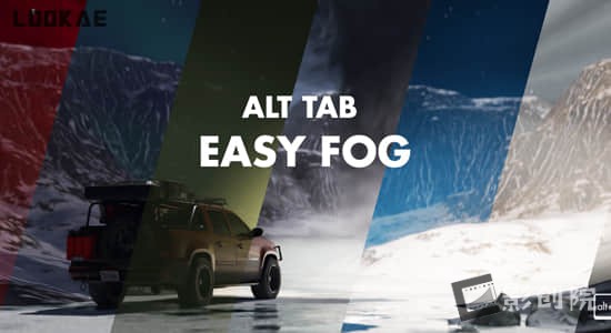 三维体积雾生成器Blender插件 Alt Tab Easy Fog v1.0.0-影创院