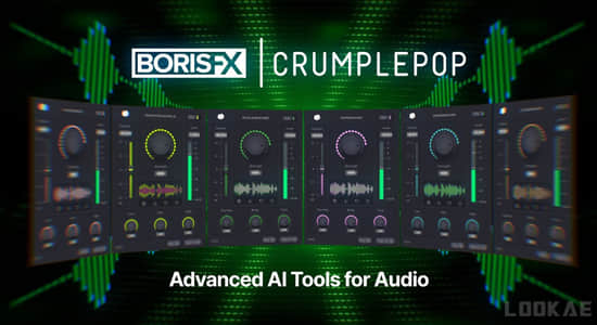 音频降噪去杂音回响修复增强AU/PR/达芬奇/VST3插件 CrumplePop Pro 2025.0.8 CE Win/Mac一键安装-影创院