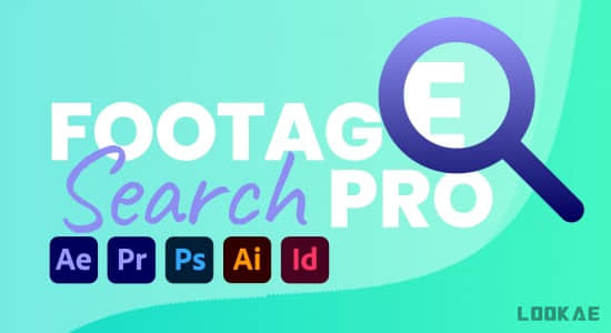直接从云端库中搜索下载使用免版权素材AE/PR/PS/AI/ID脚本 Stock Search Pro v1.1.2-影创院