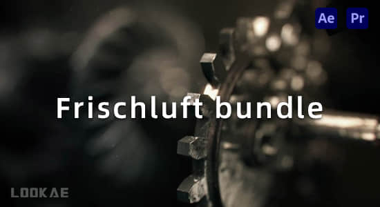 中文汉化AE/PR插件-镜头景深虚焦模糊曲线调色发光特效合集 Frischluft bundle 2023.6 CE Win-影创院