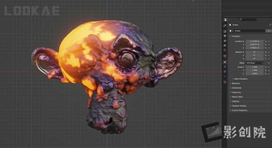 自定义控制模型融化溶解特效Blender插件 Melt Generator-影创院
