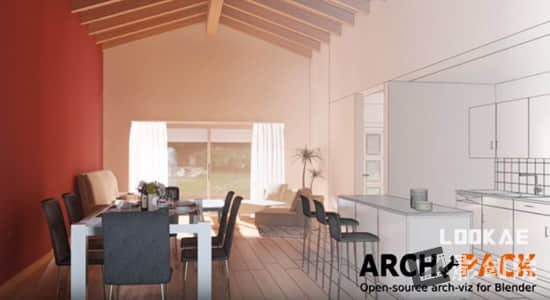 最快的可视化室内建筑建模工具Blender插件 Archipack Pro v2.7.2-影创院