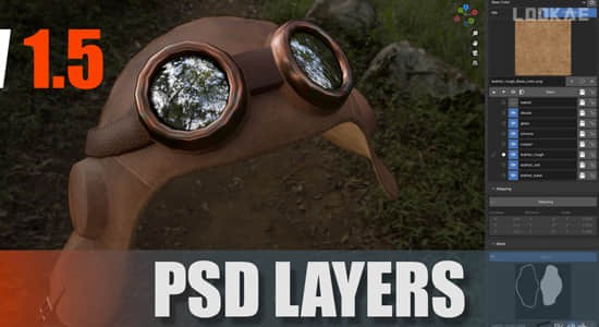 Blender插件-贴图纹理分层绘制 PSD-Layers V1.5.2-创富院
