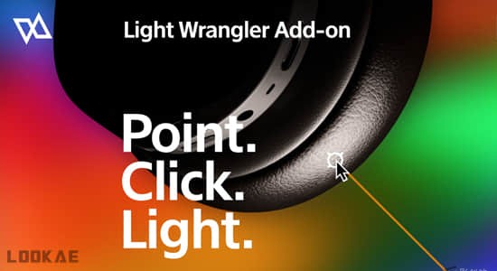 Blender插件-目标位置灯光照明 Light Wrangler V3.1.9-影创院