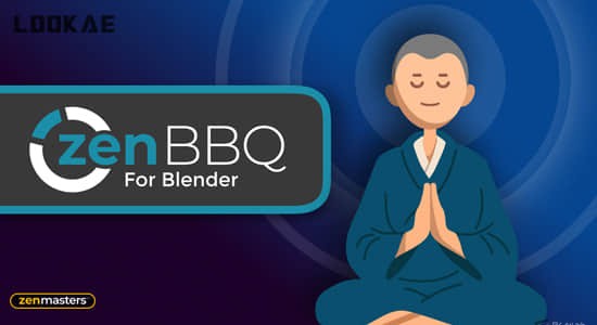 三维模型倒角Blender插件 Zen BBQ V1.0.4.0-影创院