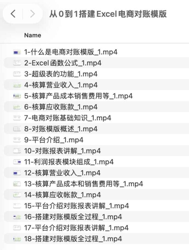 从0到1搭建Excel电商对账模版-创富院