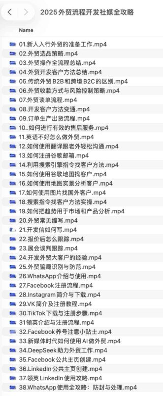 2025外贸流程开发社媒全攻略-创富院