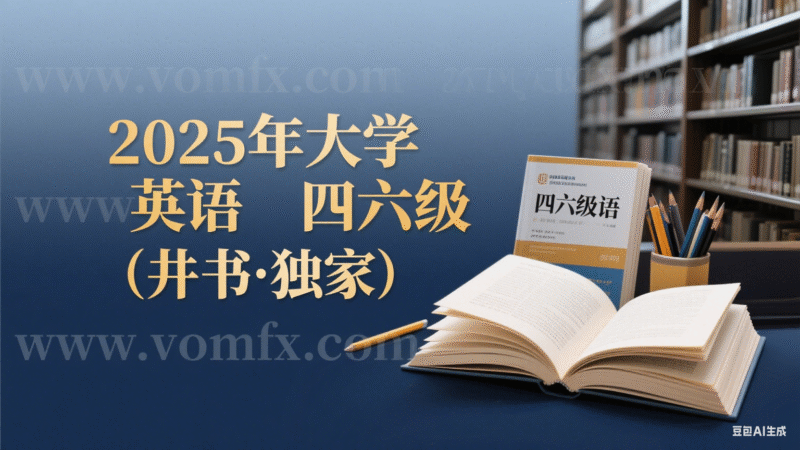 《2025年大学英语四六级（井书·独家）》  全新题型与智能评分系统，助力高效备考，提升实战能力-创富院