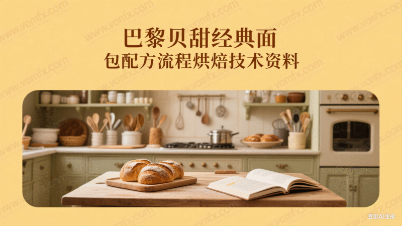 巴黎贝甜经典面包配方流程 烘焙技术资料-创富院