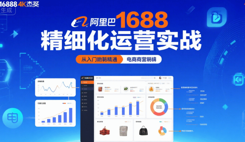 阿里巴巴1688精细化运营实战：从入门到精通的电商秘籍-创富院