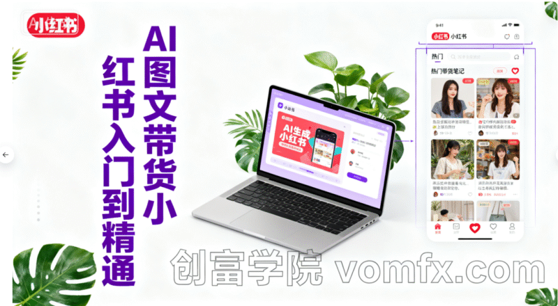 AI图文带货小红书入门到精通-创富院