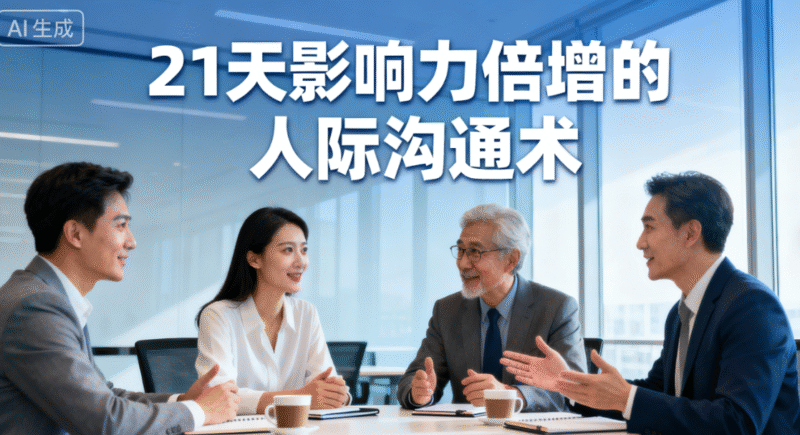 21天影响力倍增的人际沟通术-创富院