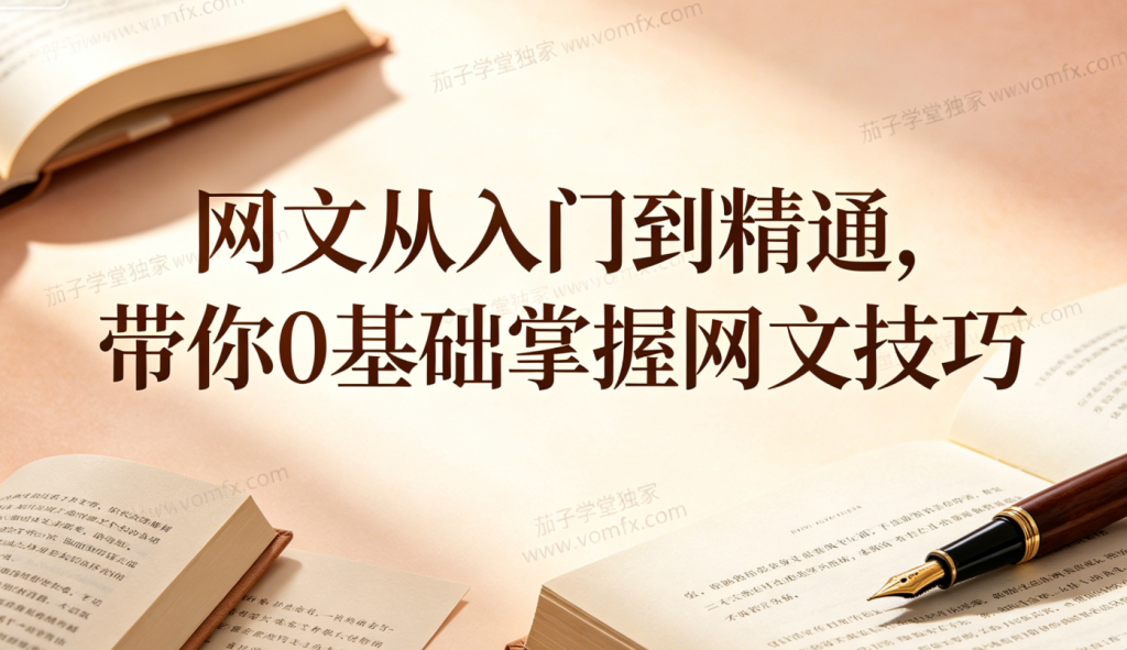 网文从入门到精通，带你0基础掌握网文技巧