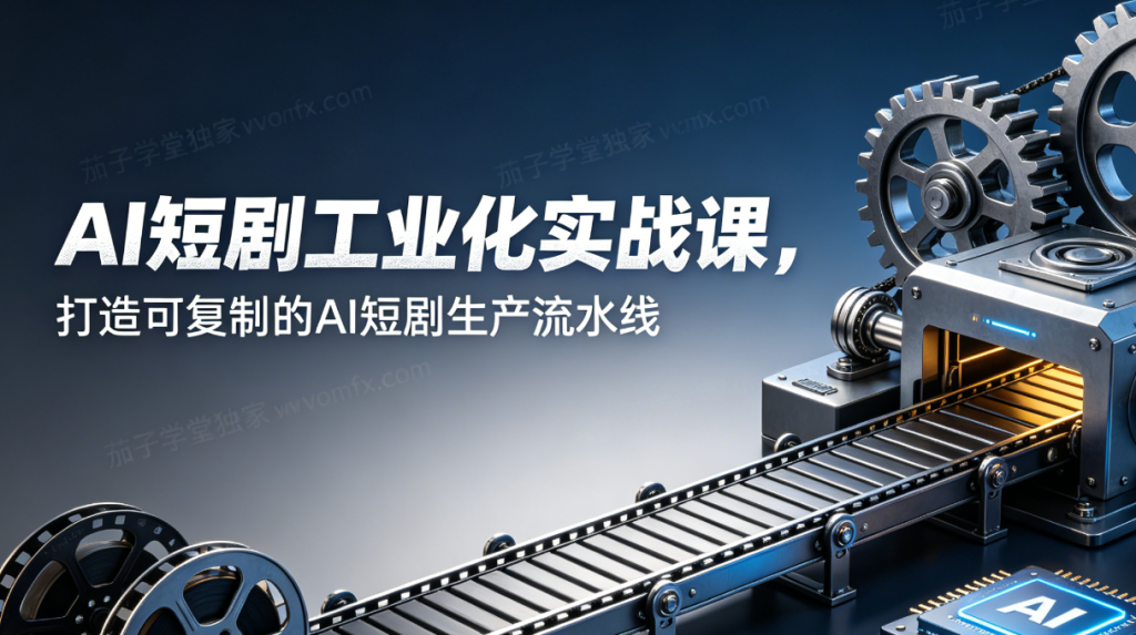 AI 短剧全流程制作实战课|AI 编剧导演 + 视频生成 + 案例拆解 + 变现运营教程