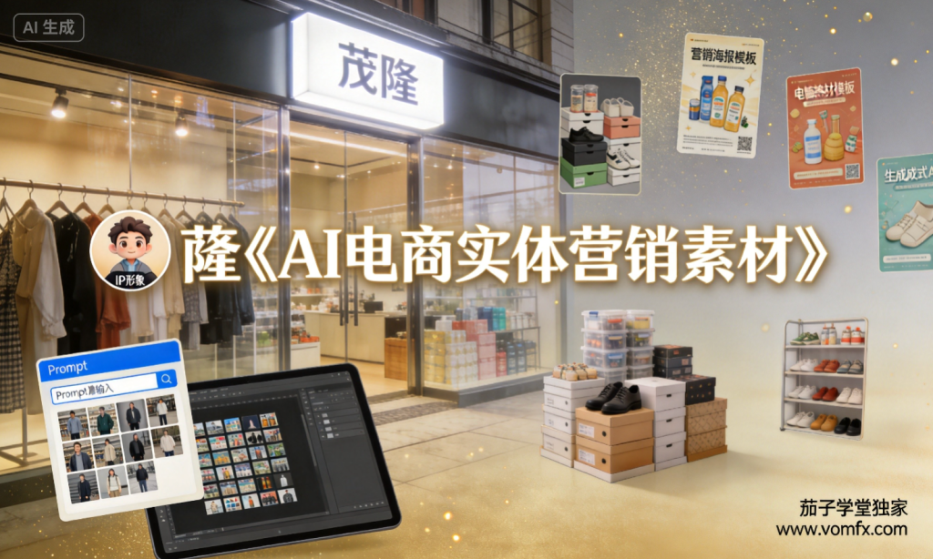 茂隆《AI电商实体营销素材》