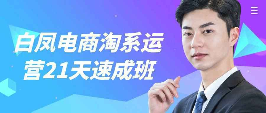 白凤电商淘系运营21天速成班-创富院