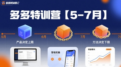 多多特训营【5-7月】产品决定上限，方法决定下限，各种玩法技巧落地实操-创富院