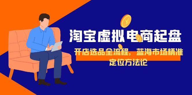 （15159期）淘宝虚拟电商起盘，开店选品全流程，蓝海市场精准定位方法论-影创院