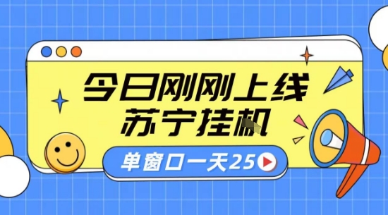 苏宁全自动采集挂G项目 稳定可批量 单窗口收益30+ 附教程【揭秘】-创富院