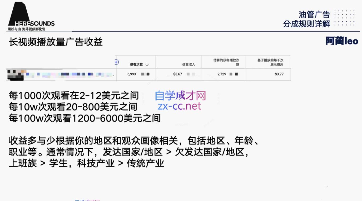 阿蔺Leo·跨境油管视频YouTube实训营(更新2025)-创富院