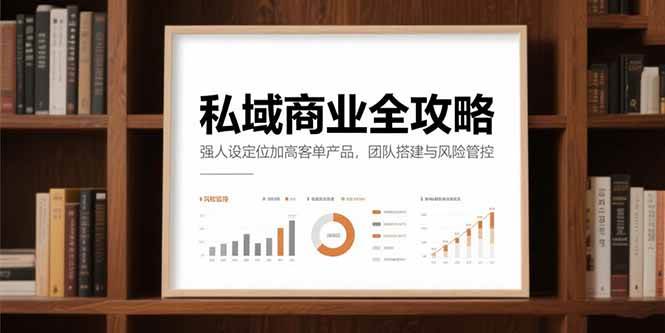 （15294期）私域商业全攻略，强人设定位加高客单产品，团队搭建与风险管控-创富院