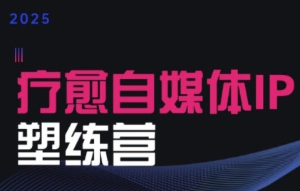 2025治愈自媒体IP训练营，专为疗愈领域从业者打造-创富院