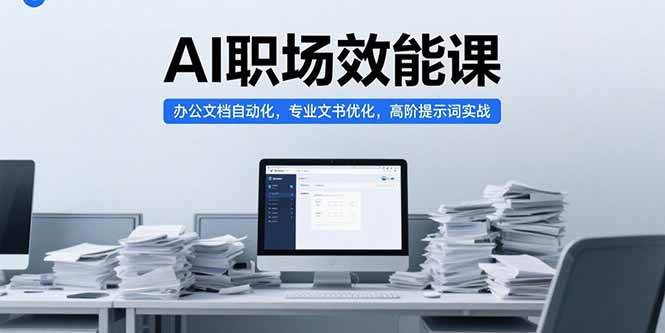 （15371期）AI职场效能课，办公文档自动化，专业文书优化，高阶提示词实战-创富院