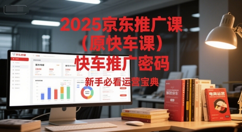 2025京东推广课（原快车课）解锁京东快车推广密码，新手必看运营宝典-创富院