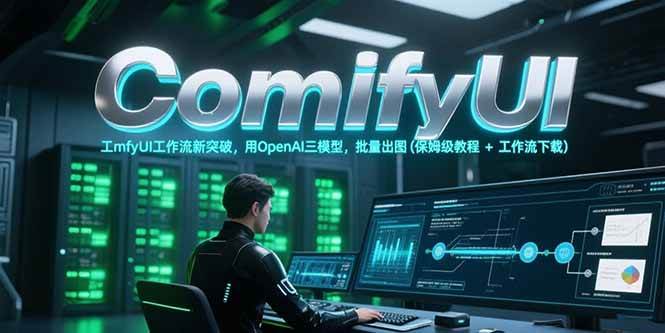 （15191期）ComfyUI工作流新突破，用OpenAI三模型，批量出图(保姆级教程+工作流下载)-创富院