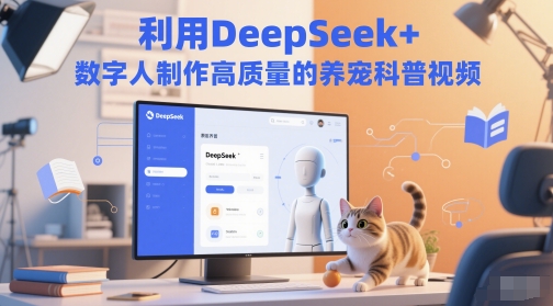 利用DeepSeek+数字人制作高质量的养宠科普视频-影创院