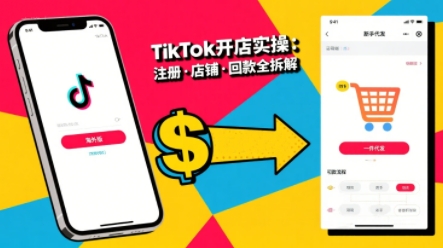TikTok从开店到投流的进阶课，从基础实操到高阶技巧一网打尽-创富院