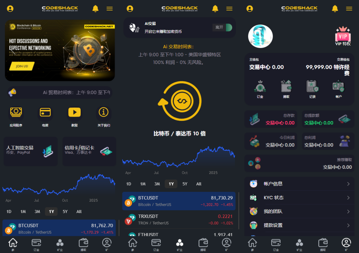 图片[1]-AI 量化投资 + 区块链理财交易所源码（海外版）-创富院