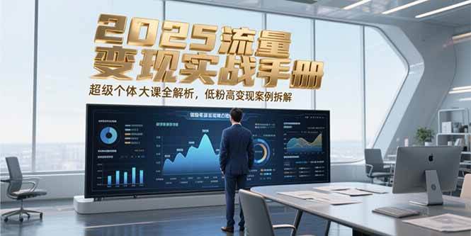 （15188期）2025流量变现实战手册，超级个体大课全解析，低粉高变现案例拆解-创富院