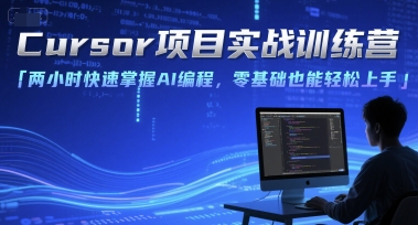 Cursor项目实战训练营，两小时快速掌握AI编程，零基础也能轻松上手-创富院
