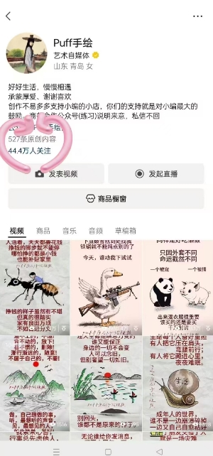 Puff手绘视频号分成项目，三天过分成计划，简单易上手，适合新手-创富院