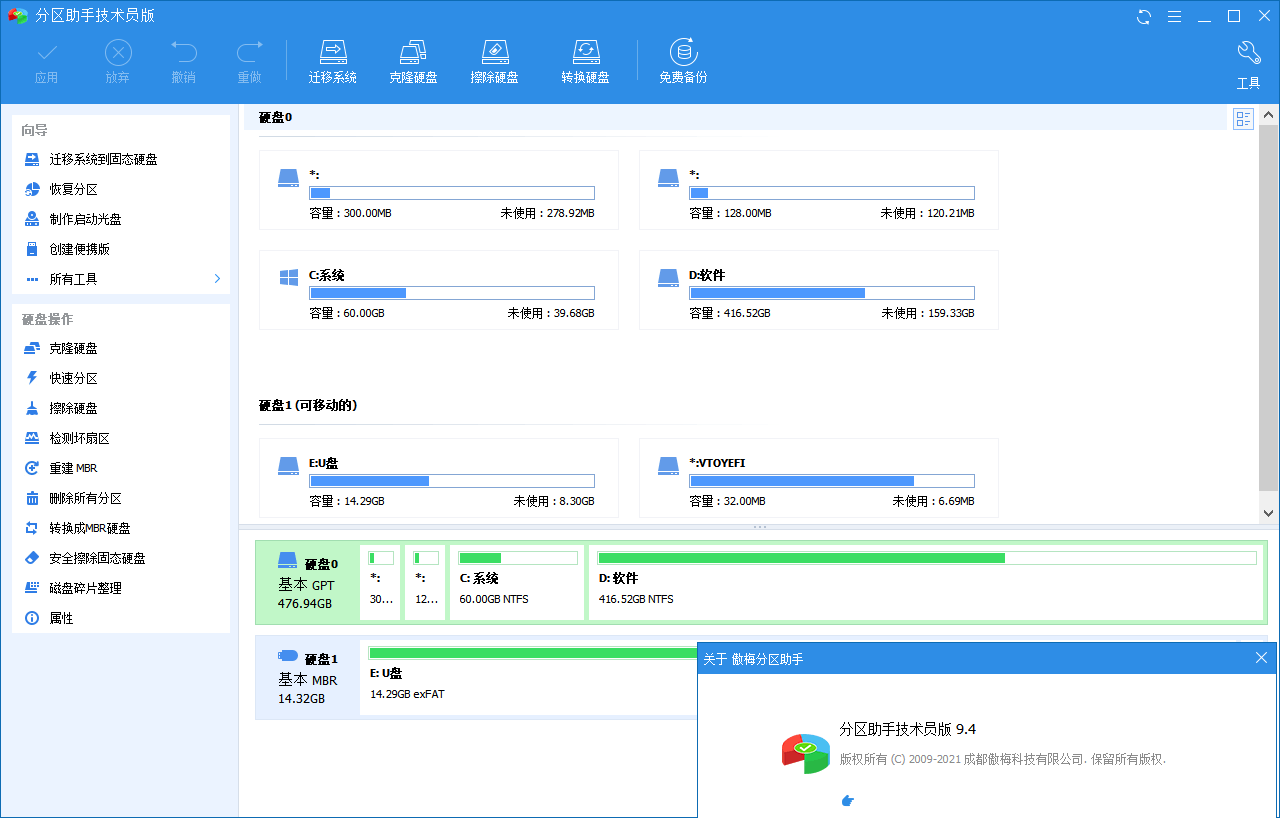 分区助手技术员v10.8.2特别版-创富院