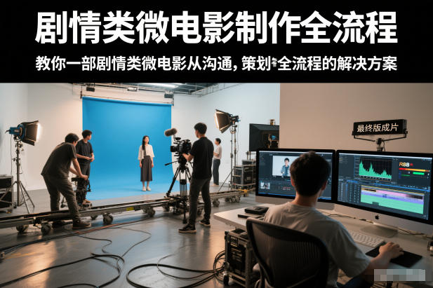 剧情类微电影制作全流程，教你一部剧情类微电影从沟通，策划到拍摄制作全流程的解决方案-学必富副业创客网
