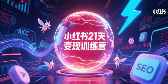 （15328期）小红书21天变现训练营，AIGC工具高效应用，SEO优化核心技巧-创富院