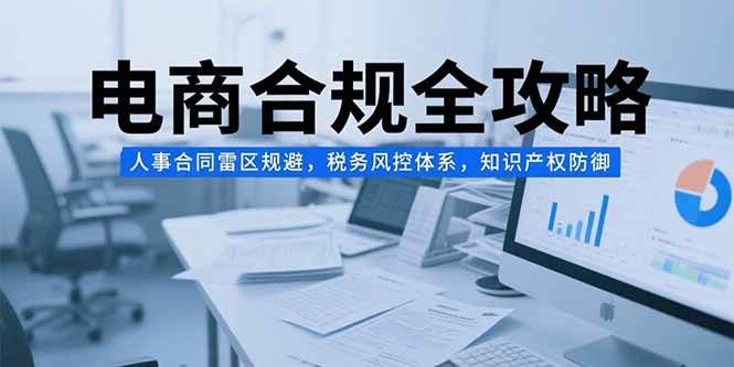 （15377期）电商合规全攻略，人事合同雷区规避，税务风控体系，知识产权防御-创富院