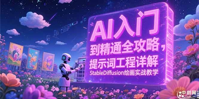 （15181期）AI入门到精通全攻略，提示词工程详解，StableDiffusion绘画实战教学-影创院